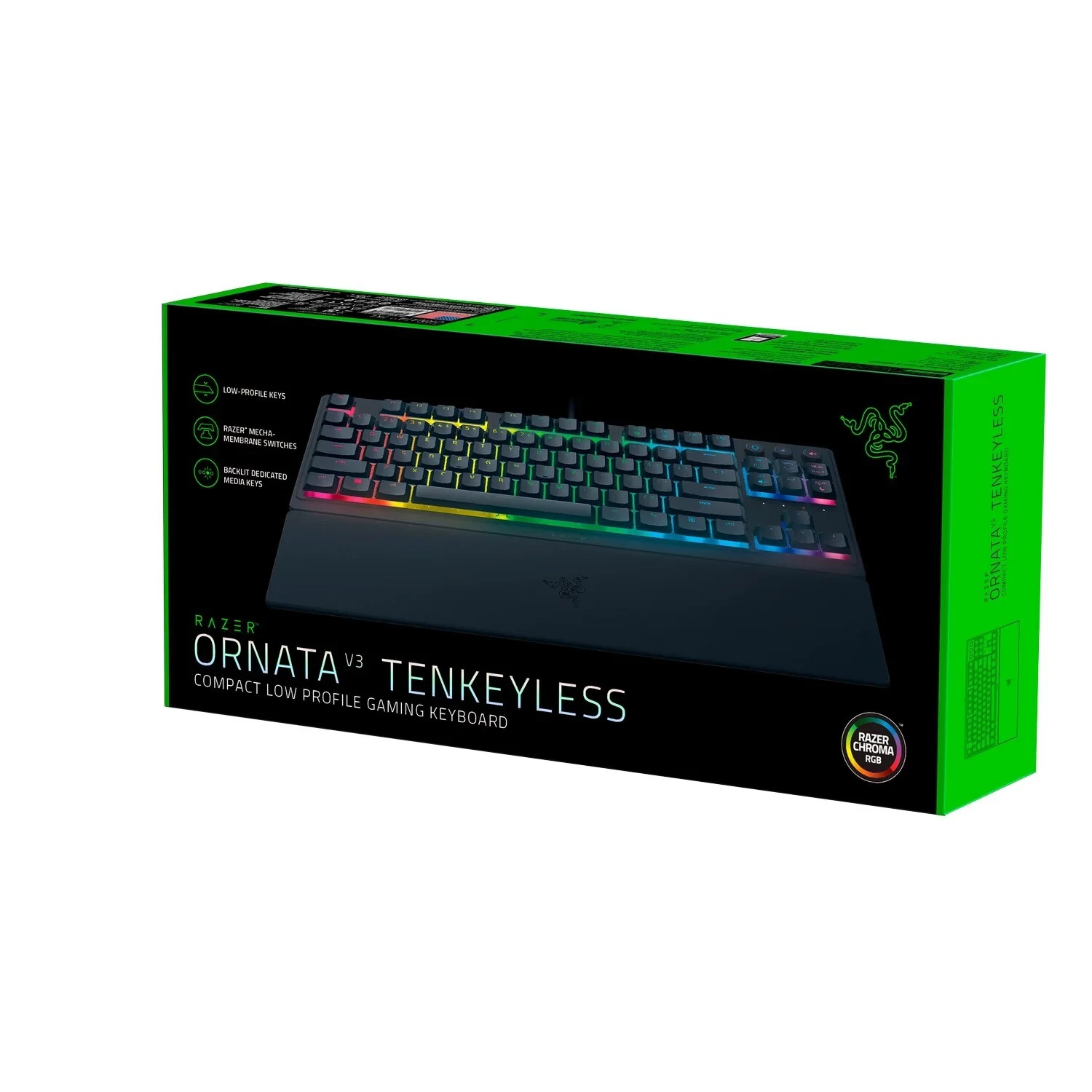 [Razer] Ornata V3 TenKeyLess Gaming Keyboard: Black