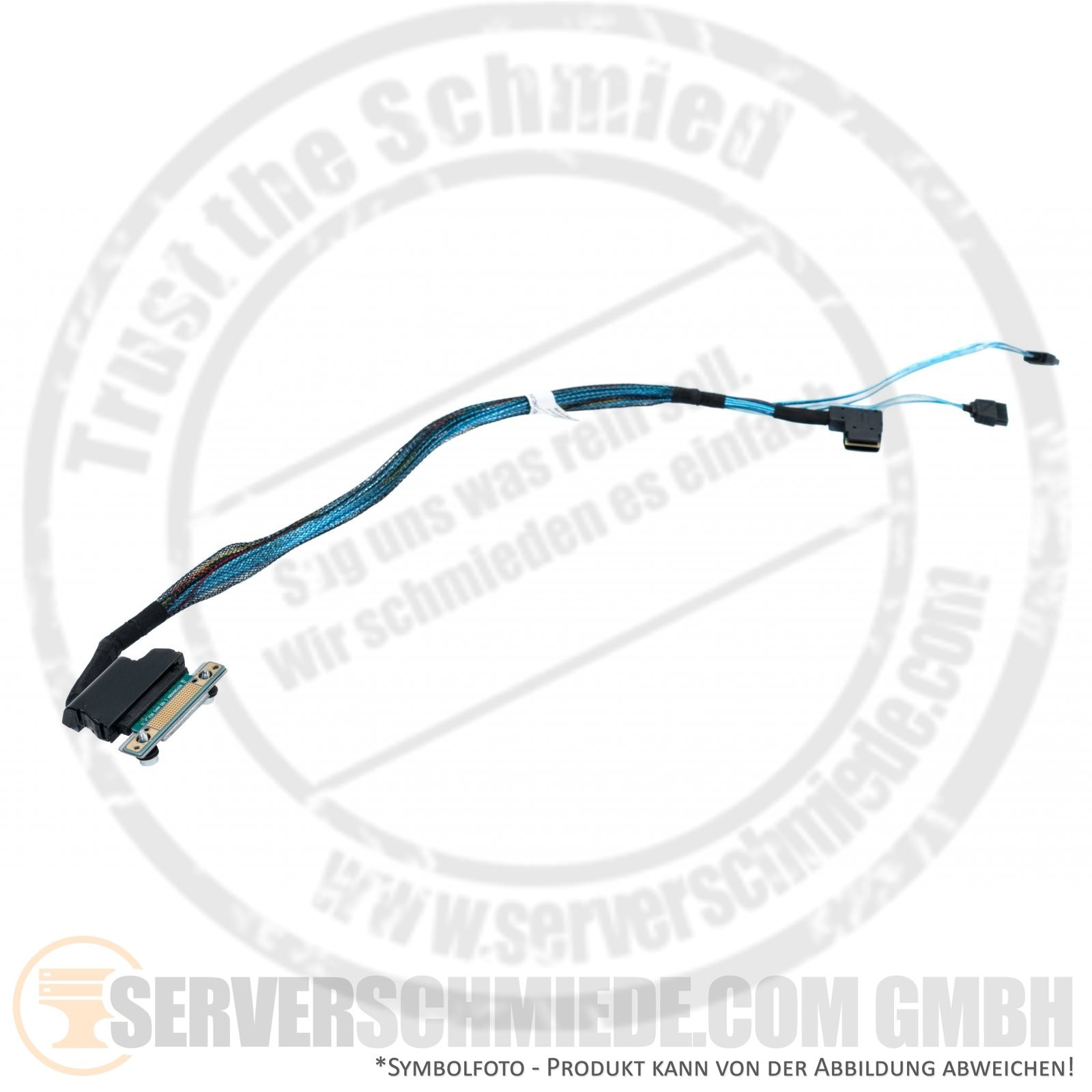Dell 60cm SAS Cable 1x Mini SAS Perc 1x SFF-8087 50cm Angle 1x SATA 55cm 1x SAT