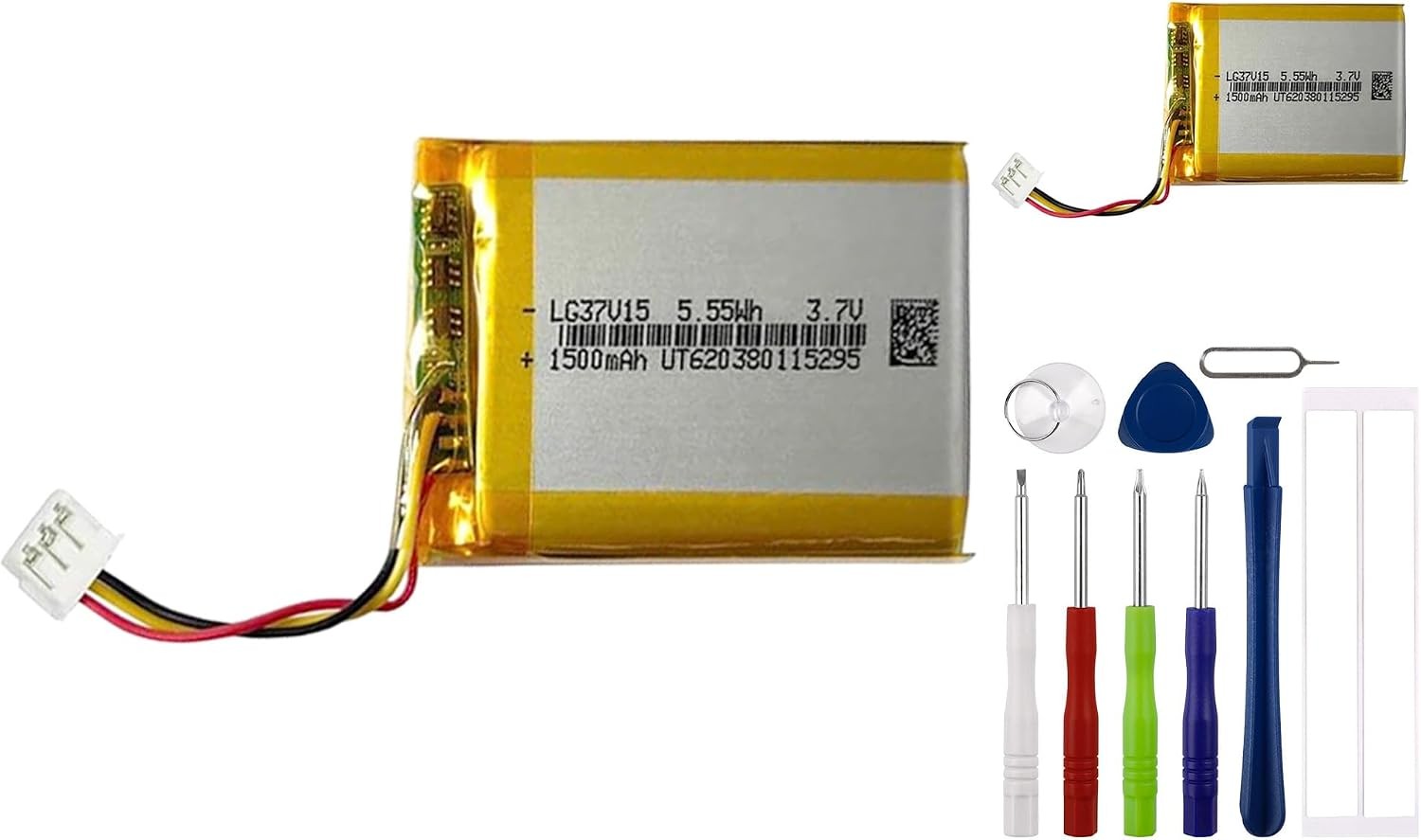 Replacement Battery 533 000181 Compatible with Logitech G733 G735 1500mAh 3.85V