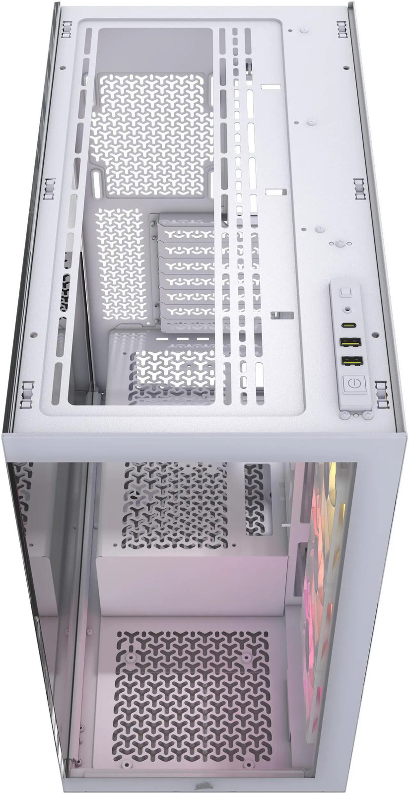 CORSAIR ICUE LINK 3500X RGB TEMPERED GLASS MID-TOWER PC CASE, WHITE – 3X -
