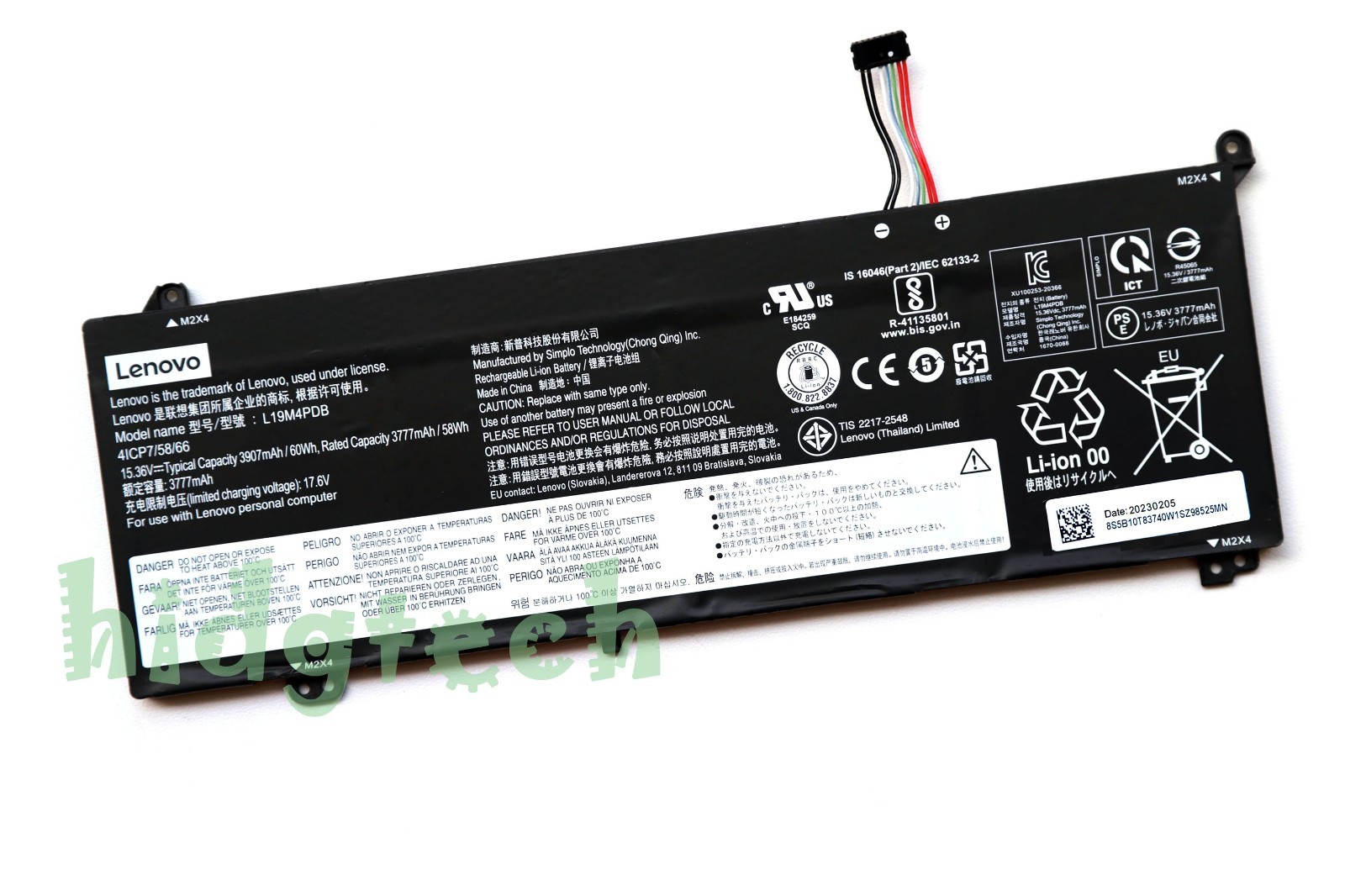 Genuine L19C4PDB L19M4PDB L20M4PDB Battery for Lenovo ThinkBook 14 15 G2 G3 G4