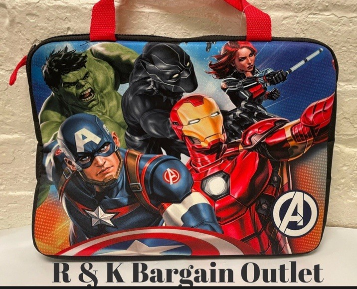 Marvel Avengers  iPad / Tablet Laptop Carrying  case Padded 13” X 10”