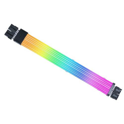 LIAN LI STRIMER WIRELESS 8 PIN ADDRESSABLE RGB POWER EXTENSION CABLE - BLACK