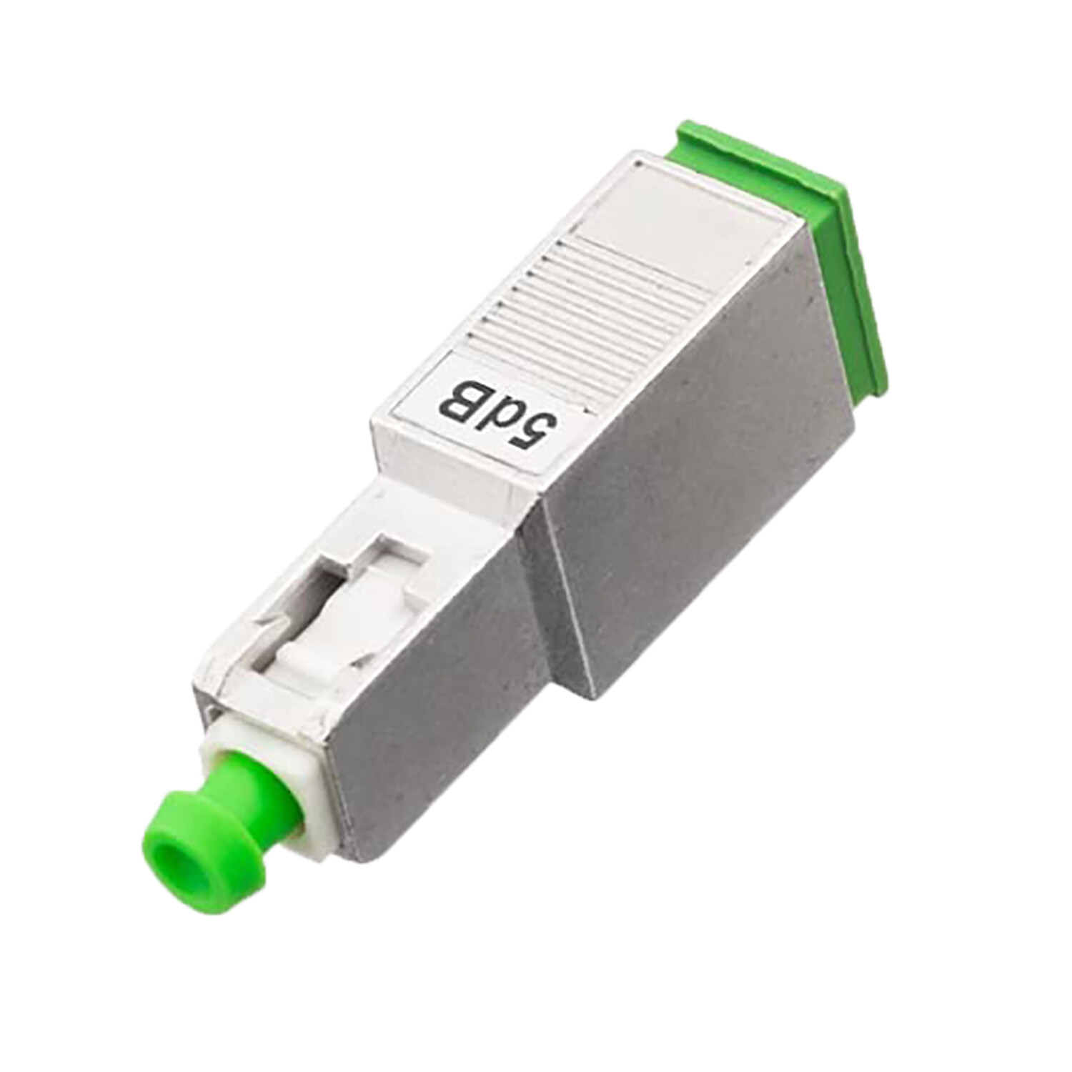 Lots 5dB SC APC Connector Fiber Optic Optical Attenuator Single Mode Metal Green