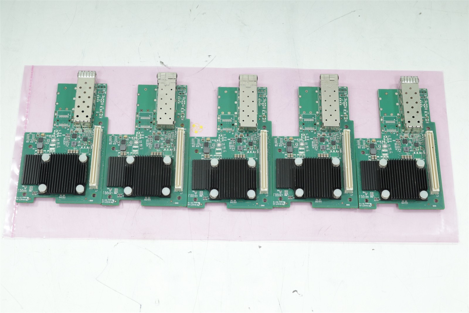 Set of 5x Mellanox CX4411A ConnectX-4 Lx Dual Port 25GbE SFP+ Mezzanine Adapter