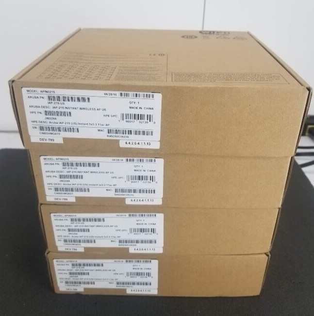 LOT OF 4  Aruba Networks APIN0215 AP-215 Wireless Access Point