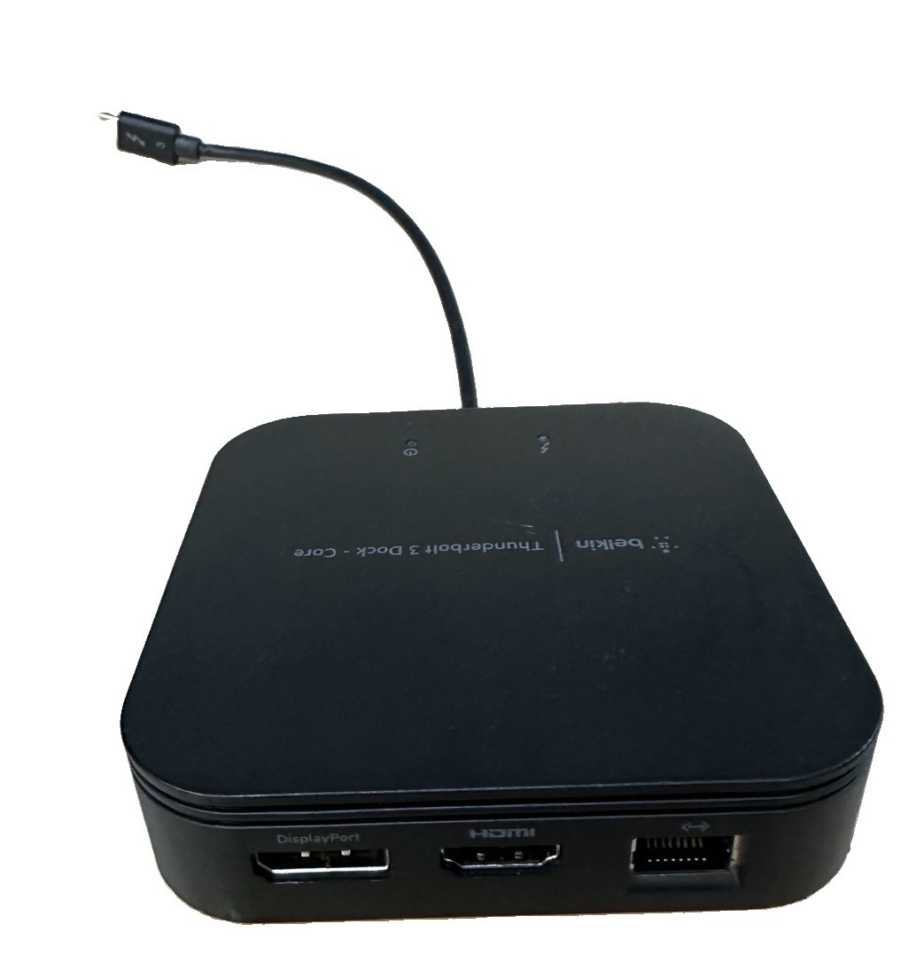 Belkin Thunderbolt 3 Dock Core Wired Black