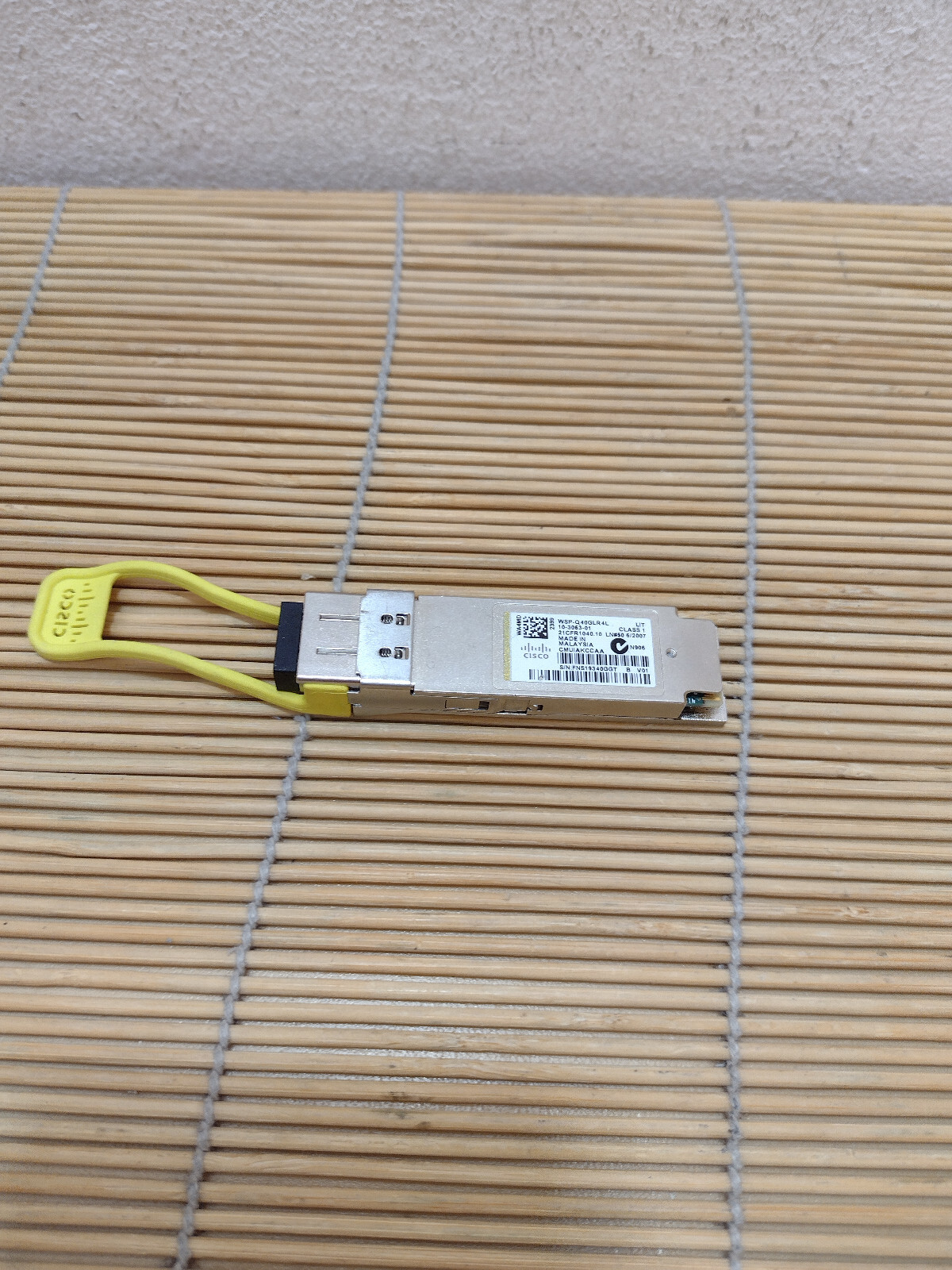 Cisco WSP-Q40GLR4L 40GBASE-LR4-Lite 40G 40GbE LR4 1310nm 10-3063-02 Transceiver