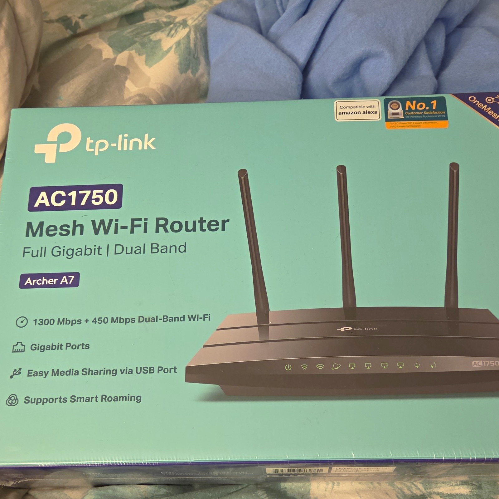 TP-Link Archer A7 AC1750 Mesh Wi-Fi Router Dual Band Full Gigabit OneMesh
