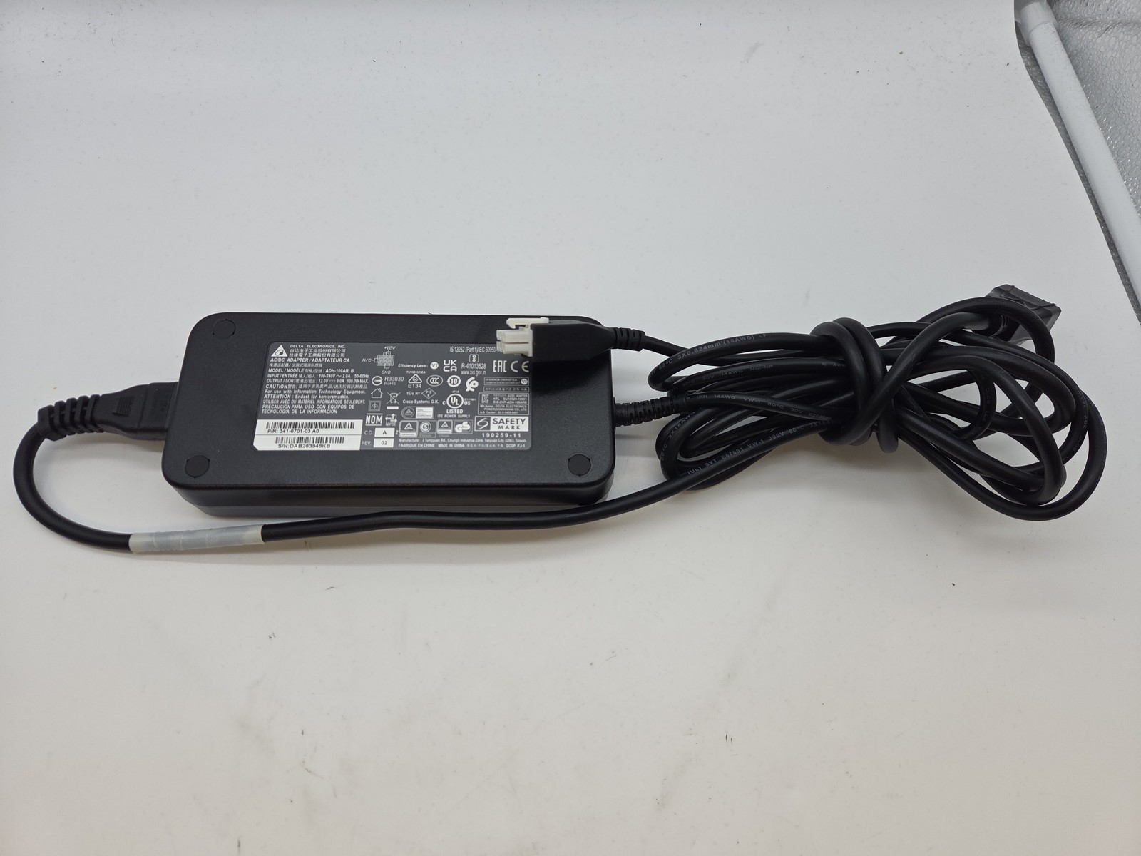 Genuine Delta ADH-108AR B AC Adapter 12V @ 9A For Cisco ISR4321 PWR-4320-AC