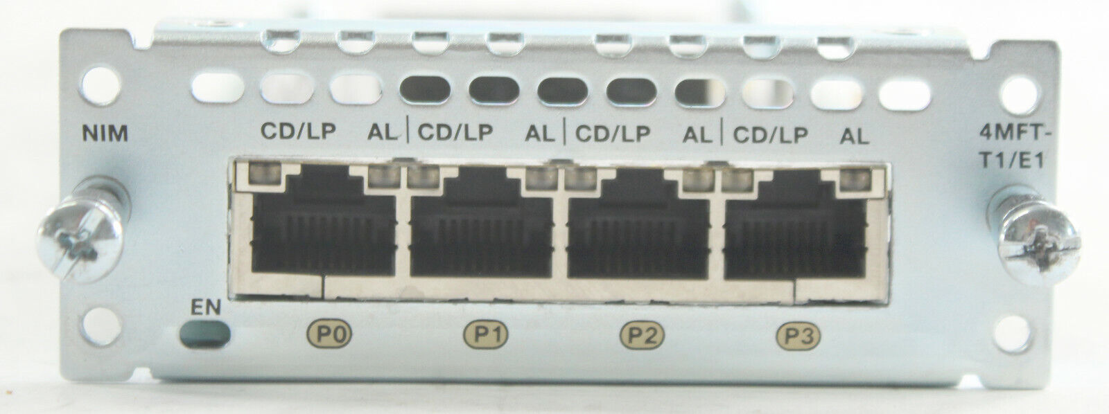 Cisco NIM-4MFT-T1/E1 4 port Multiflex Trunk Voice/Clear-channel Data T1/E1 Mod