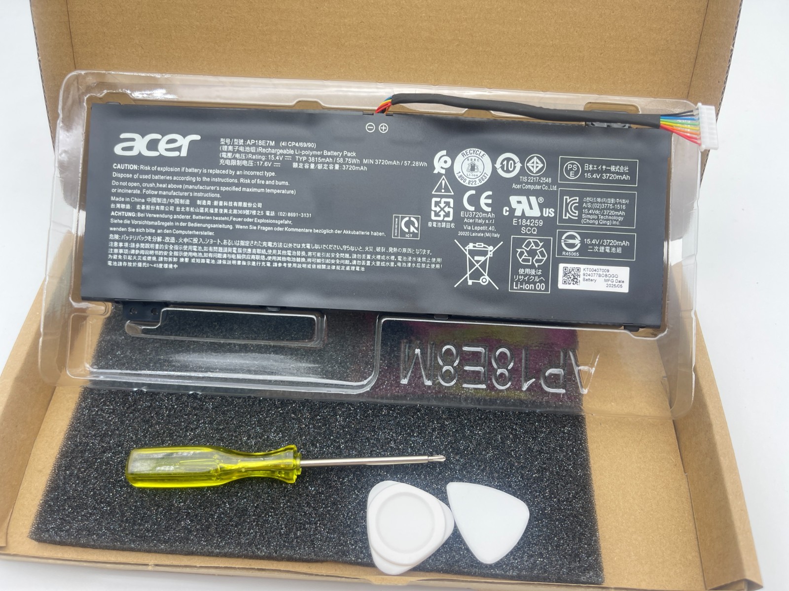 NEW Genuine AP18E7M Battery For Acer Nitro 5 A517-51 ConceptD 3 CN315-71 AP18E8M