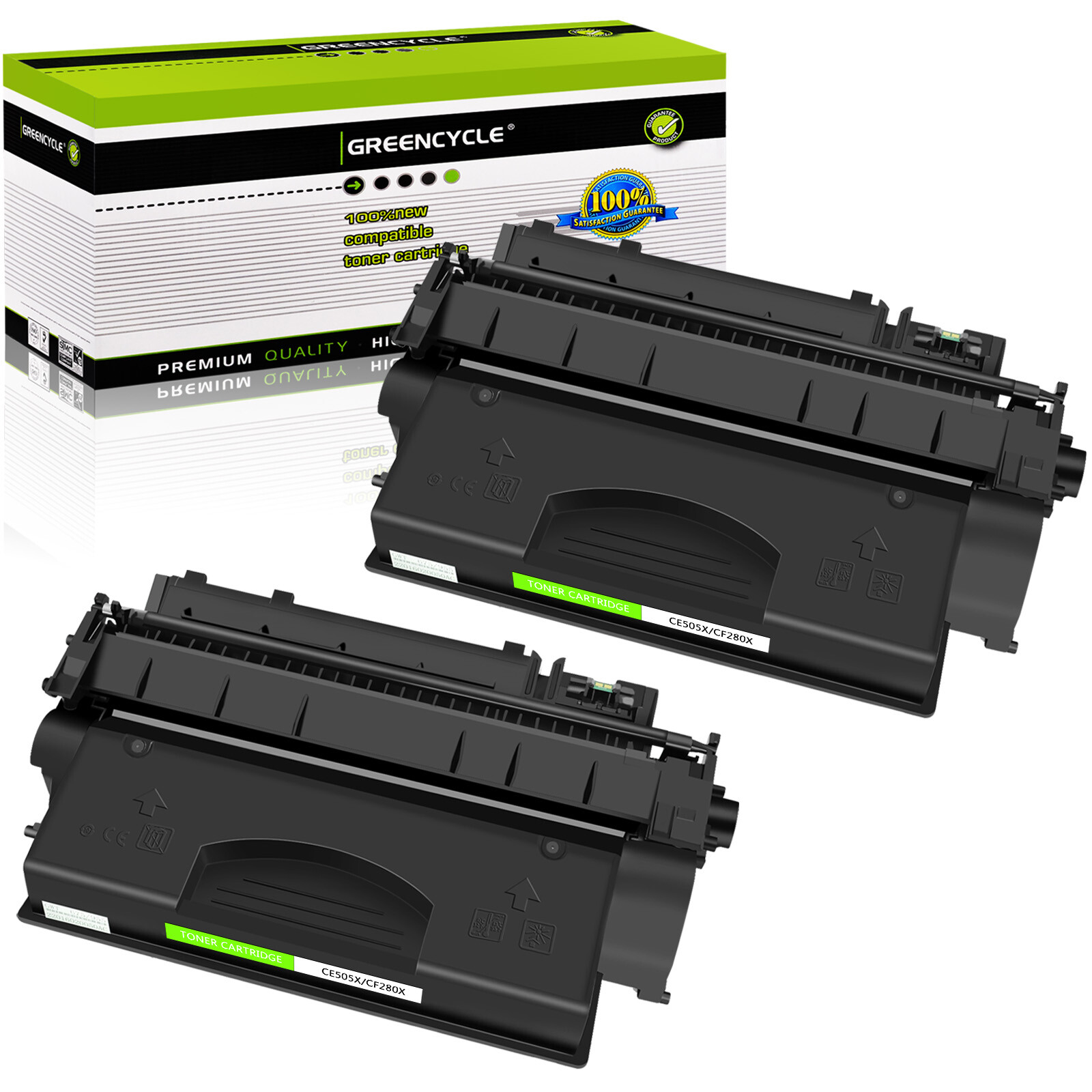 GREENCYCLE 2PK CRG-120 C120 Toner Cartridge Fit for Canon ImageClass D1520 D1550