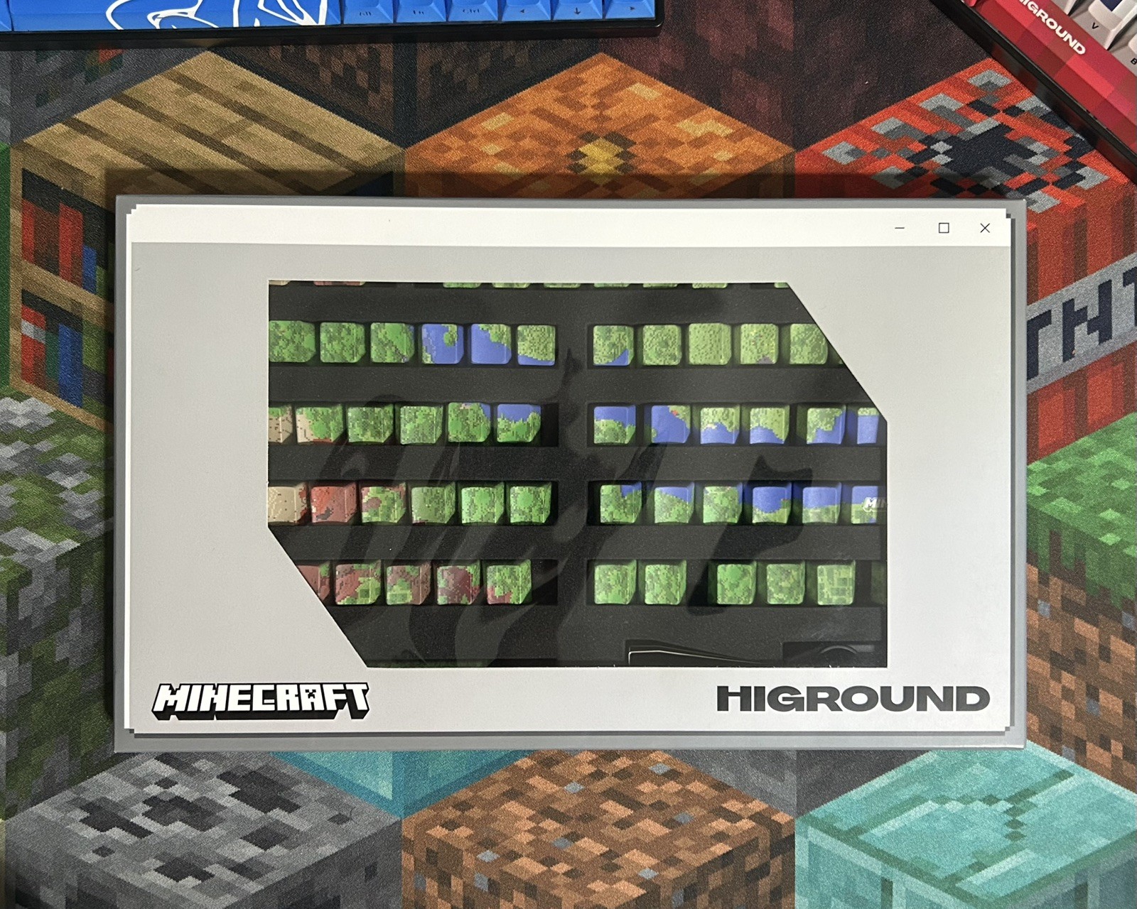 Higround x Minecraft 68 Keycaps Set - MAP LIMITED BRAND NEW