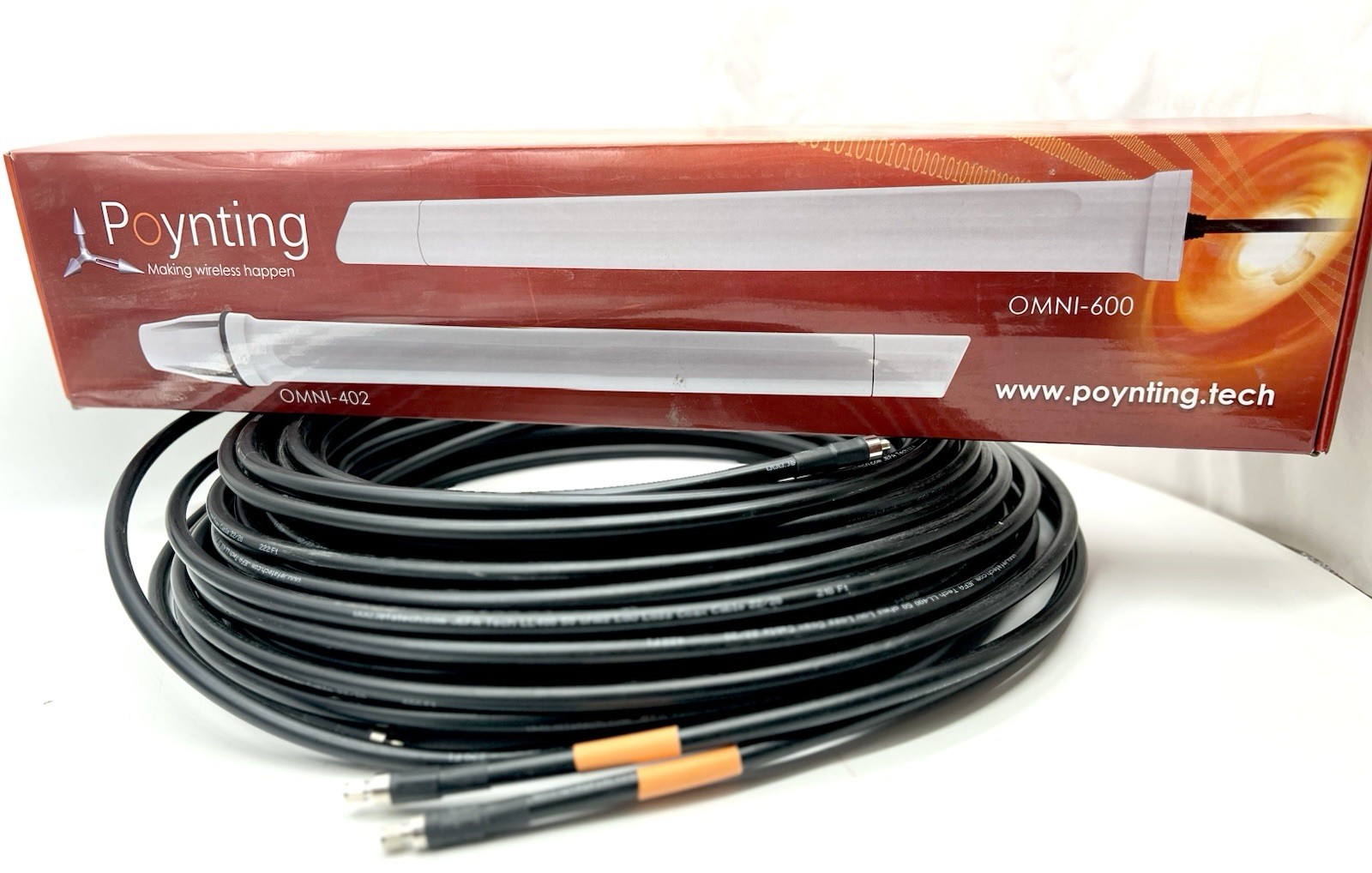 2 Pointing OMNI-402 2x2 MIMO Antennas & Cable *ShipsFast