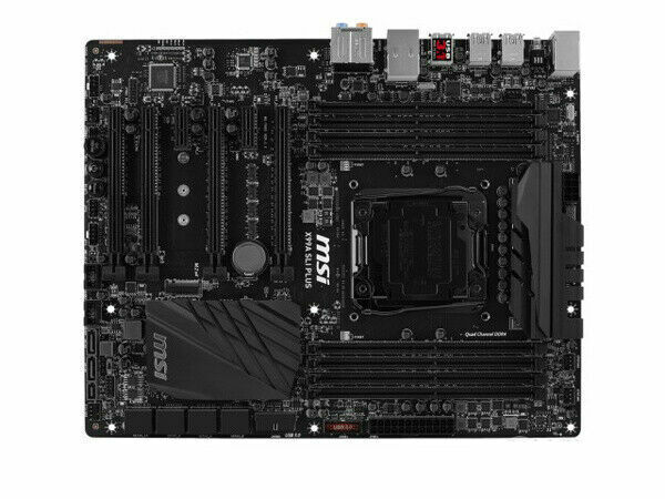 Original MSI X99A SLI PLUS LGA 2011-3 DDR4 SATA USB3.1 Intel X99 ATX Motherboard
