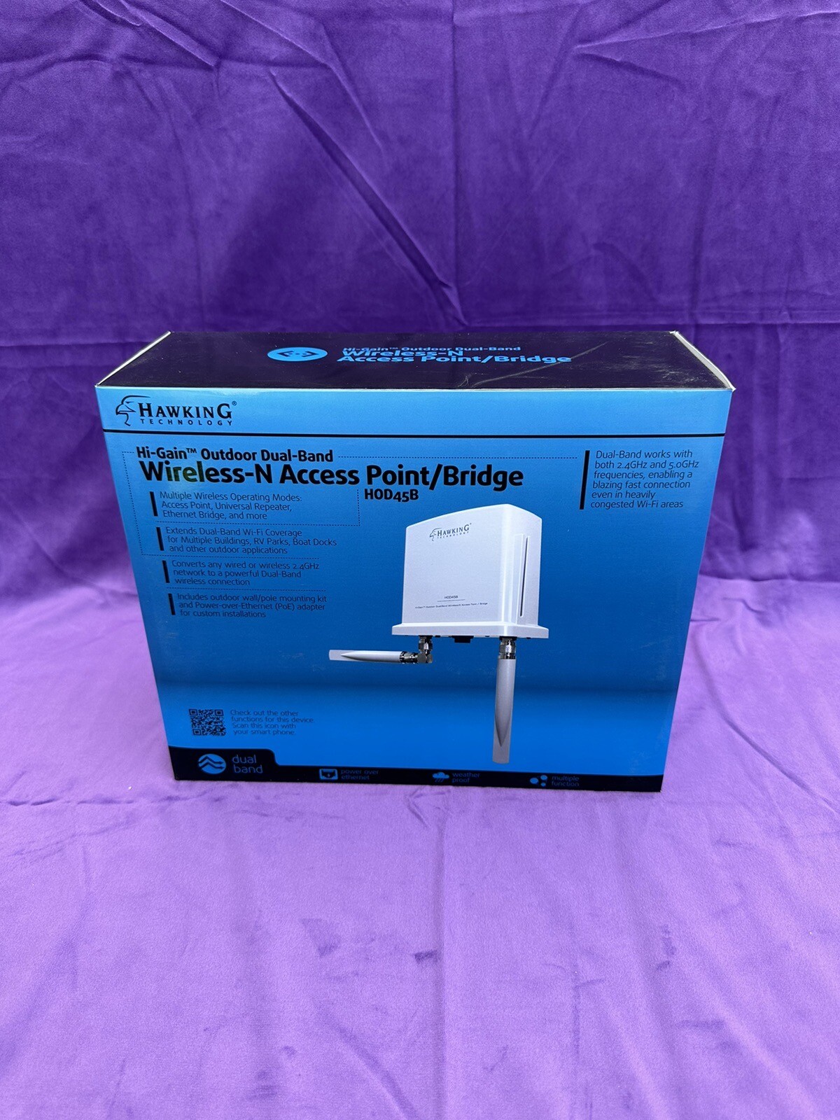 Hawking Technology -Hi Gain- Wireless-n Access Point/Bridge HOD45B