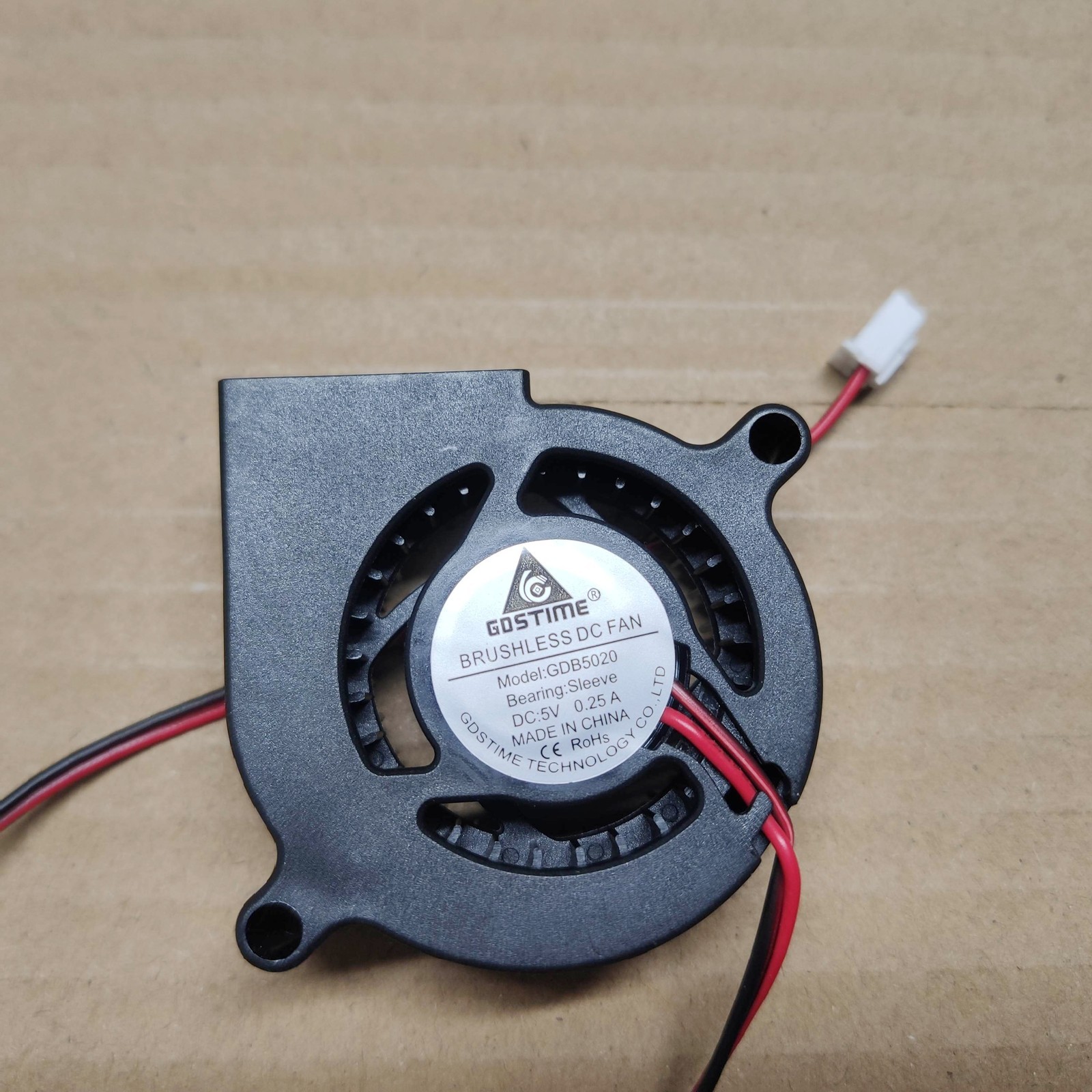 4 Pieces  Brushless Centrifugal Blower computer Gdstime 5020 50mm 5cm 5v fan