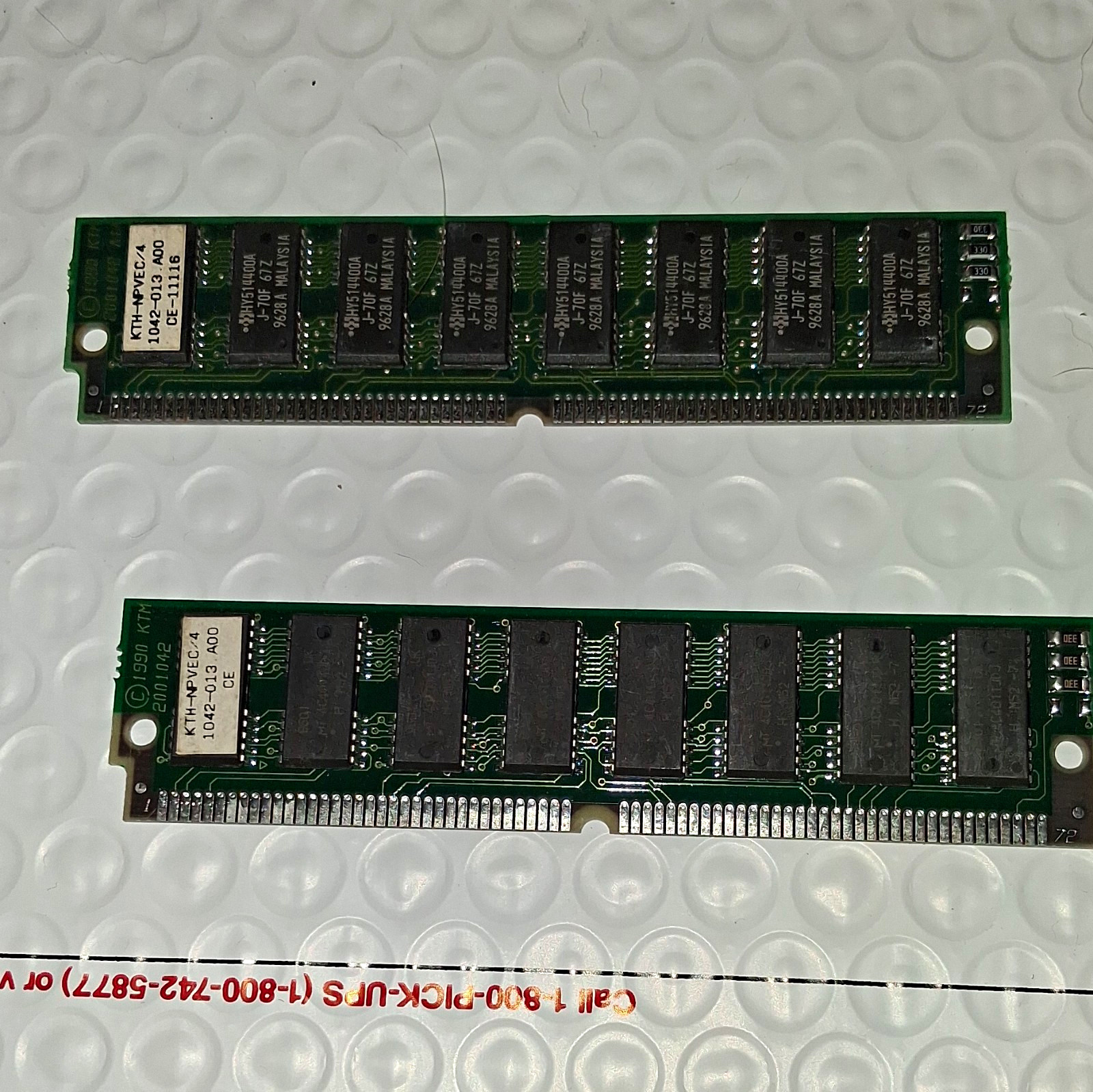Kingston 8MB Kit (2x4MB) 72-Pin SIMM EDO RAM 60ns Parity KTH-NPVEC-4