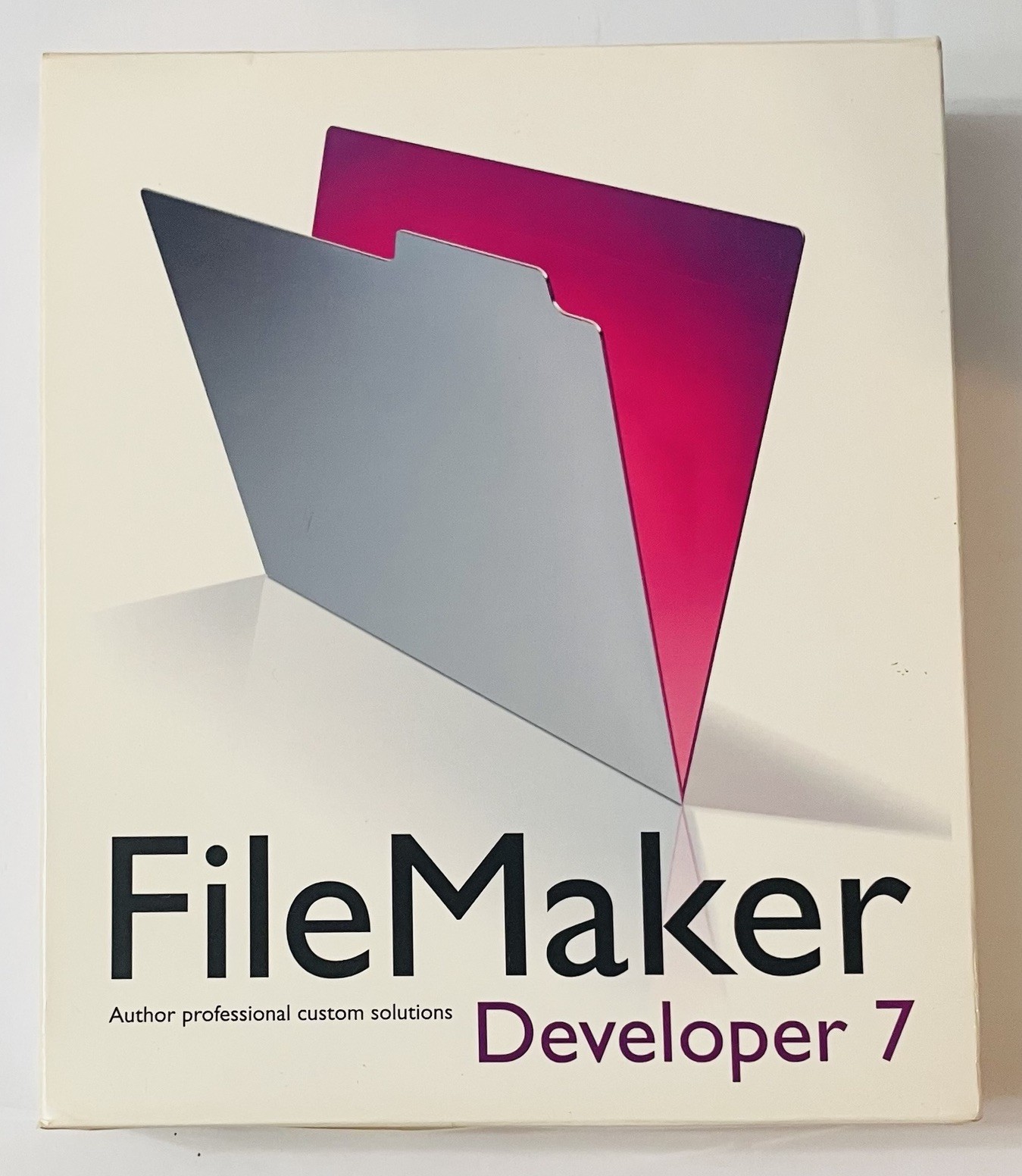 FileMaker Developer 7 Complete Box CD Manuals License Mac Windows 2004
