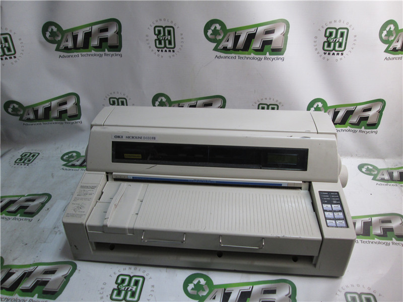 OKI Microline 8480FB 24 Pin Dot Matrix Printer 360x360 DPI Tested
