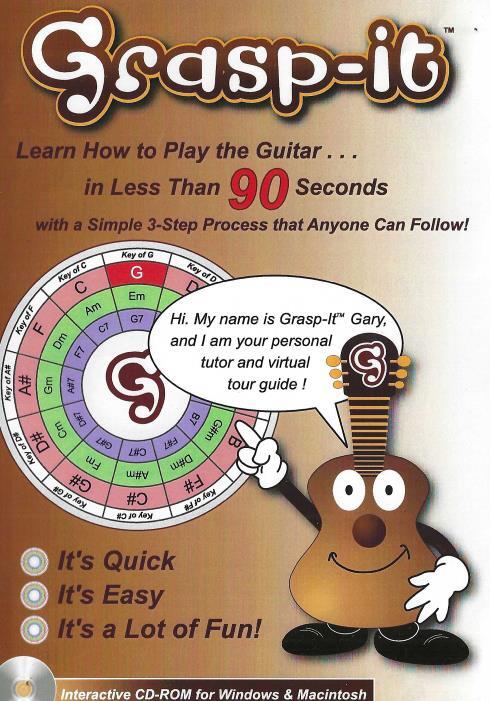 Grasp-It: Learn How To Play The Guitar... In Less Than 90 Seconds PC MAC CD help