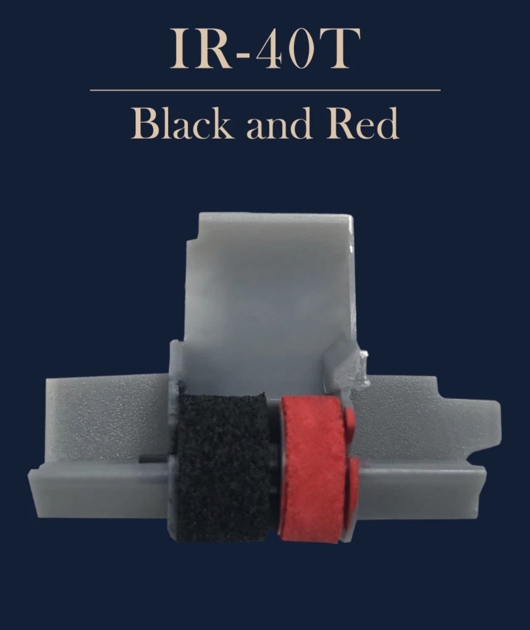 IR-40T Black and Red x11 Pack Calculator Ink Rollers CP13 NR42 IR40T Sharp Casio