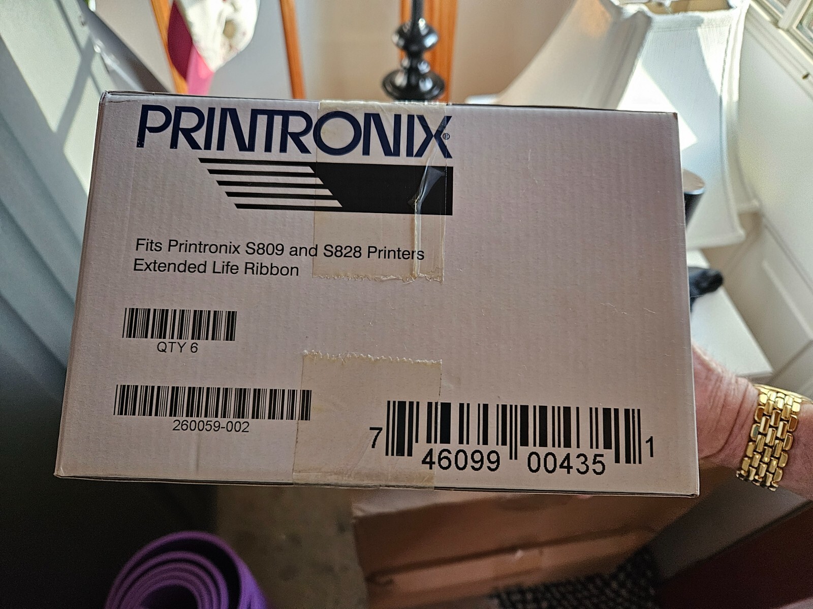 Printronix Extended Lide ribbon  Fits s809 and s828 pronters