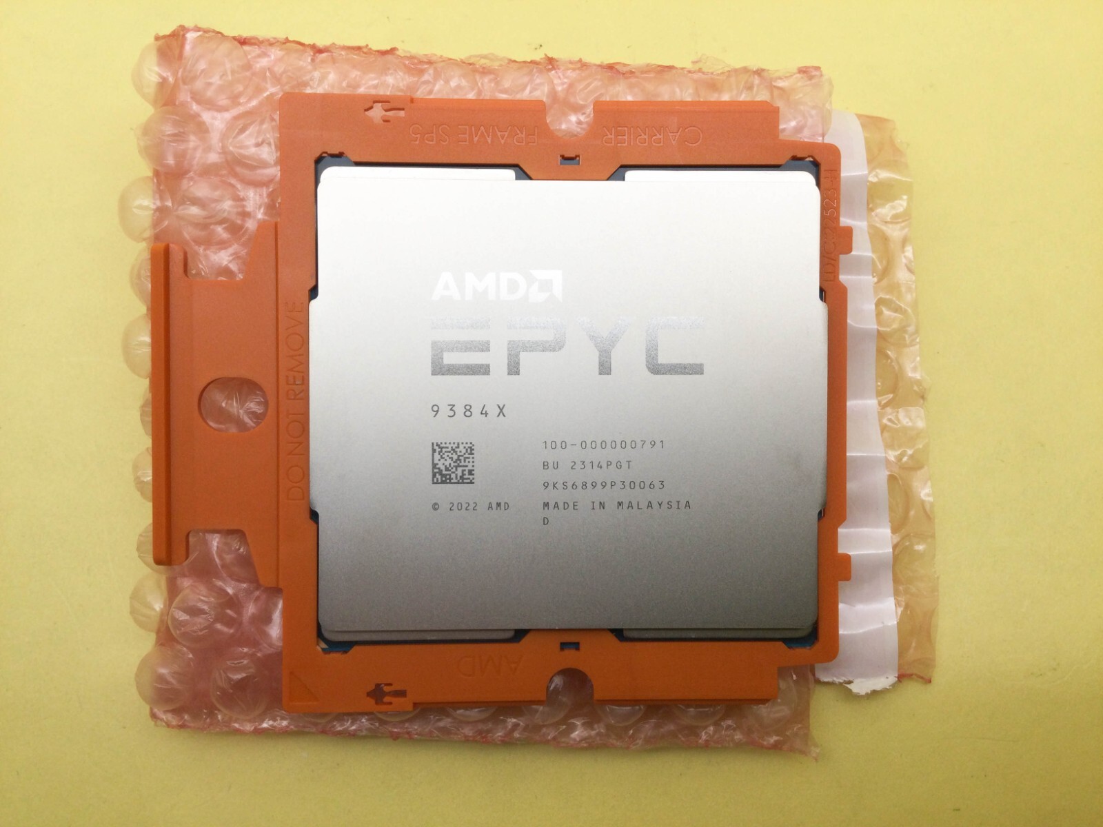 AMD Genoa X EPYC 9384X 3.10GHz 32-Core SP5 Processor UNLOCK