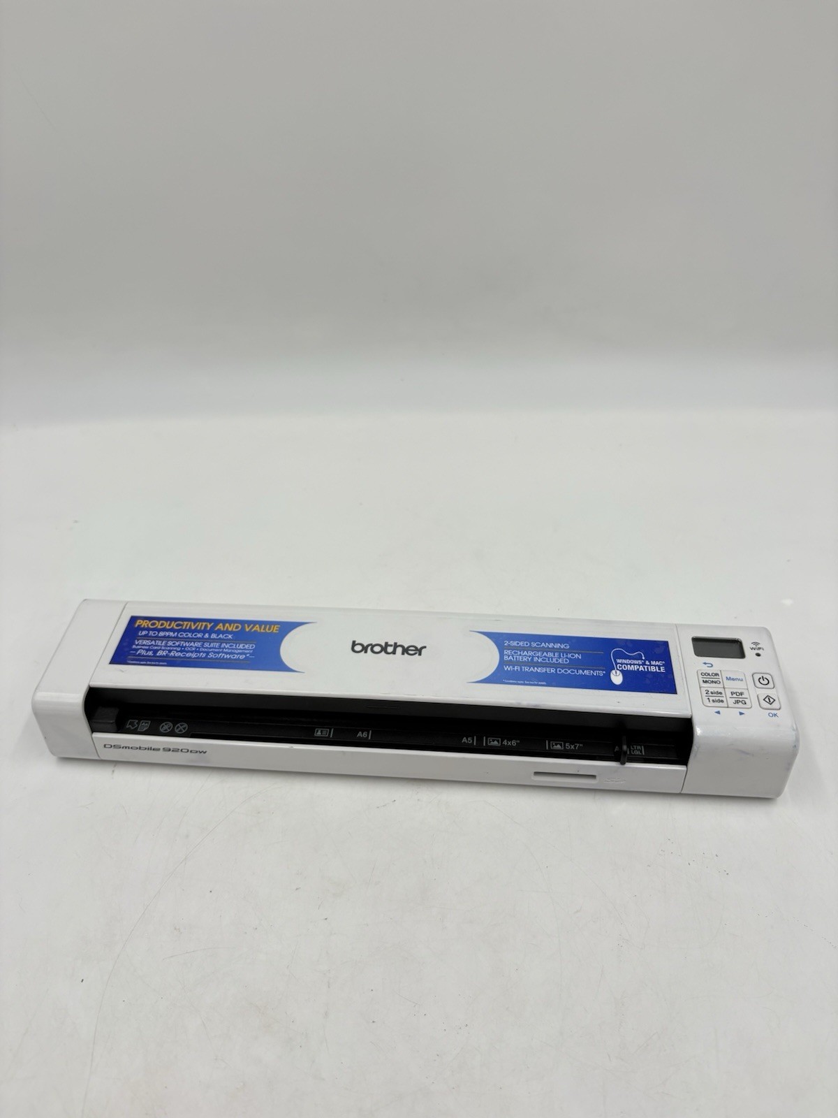 Brother DSmobile DS-920DW Mobile Scanner **UNTESTED** No battery or charger.