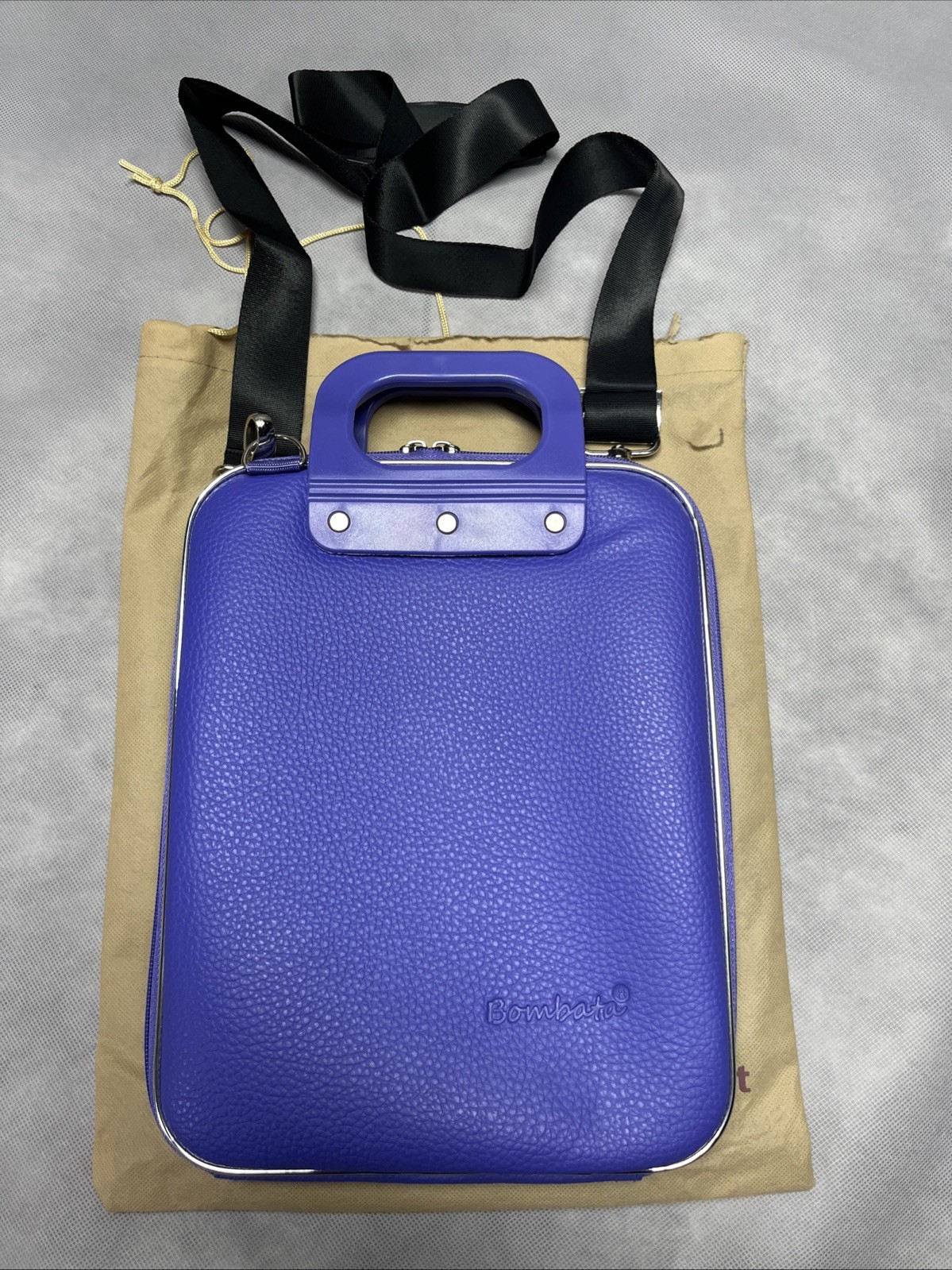 Bombata Bag Firenze Briefcase for 11 Inch Laptop - Violet