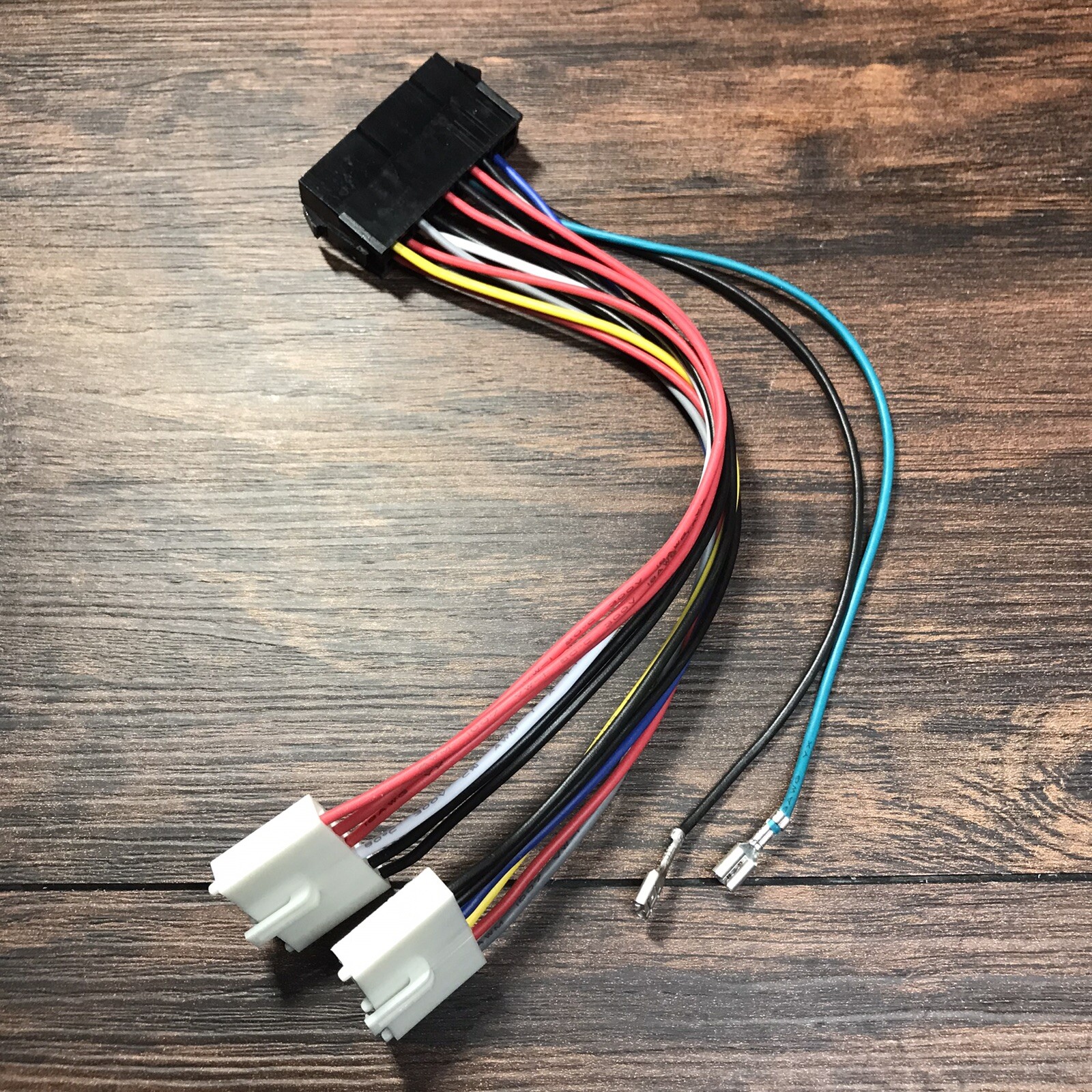 ATX to AT Power Supply Adapter 20Pin ATX PSU to 2-Port 6Pin AT Motherboard
