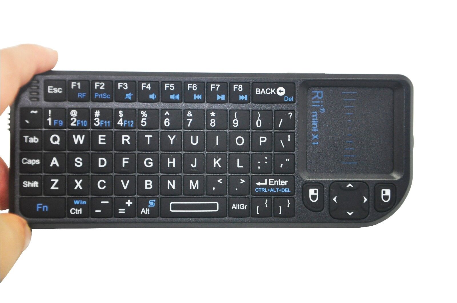  Rii Mini X1 2.4G Wireless Mini Keyboard with Touchpad for PC Smart TV