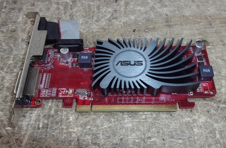 ASUS EAH6450 Silent/DI/1GD3(LP) YV00H6-A24 Video Card VGA DVI HDMI 1GB PCI-e