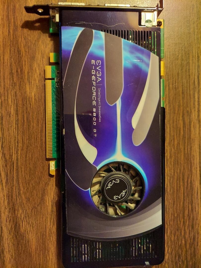 EVGA E-GeForce 8800 GT 512MB DDR3 PCI-E S-Video DVI Graphics Card 512-P3-N802-AR