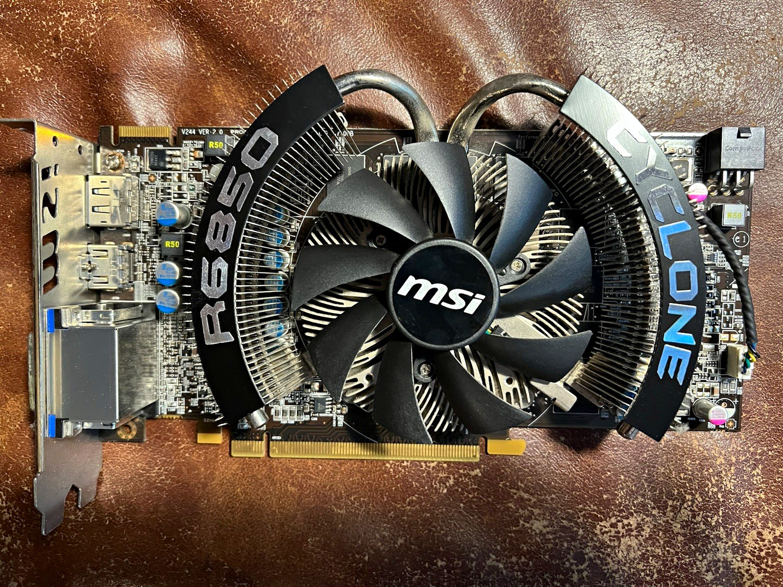 MSI Cyclone AMD Radeon R6850 Multi-Monitor Graphics Card