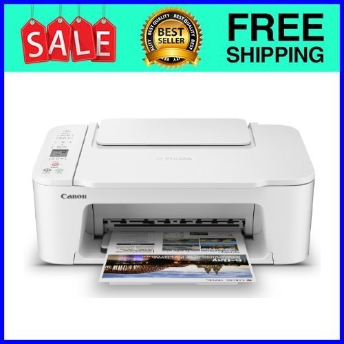 Canon PIXMA TS3722 Wireless All-In-One Inkjet Printer for Home Office