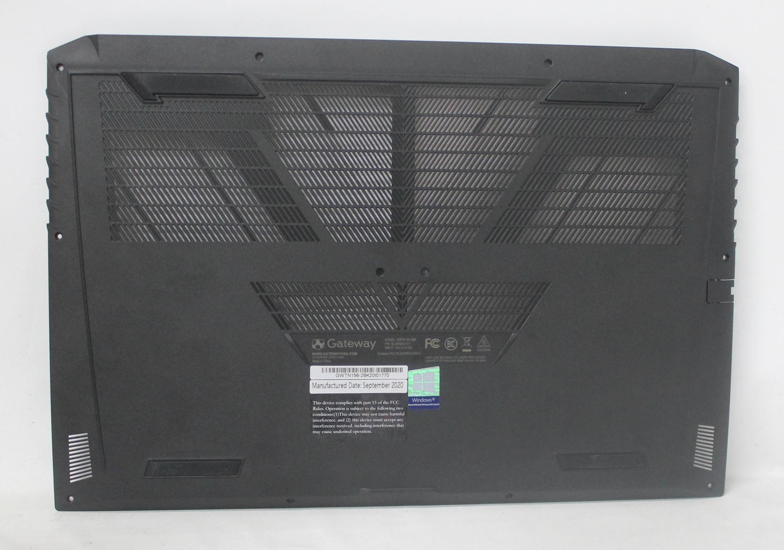 GWTN156-2BK-BASE Gateway Bottom Base Cover Gwtn156-2Bk "GRADE A"