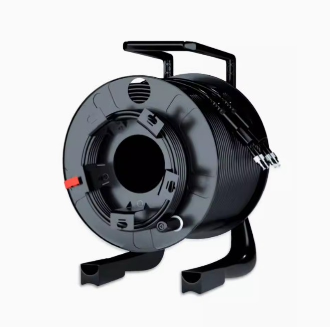 200M ST-ST Outdoor Armored Singlemode 2 Strands with Fiber Tactical Cable Reel
