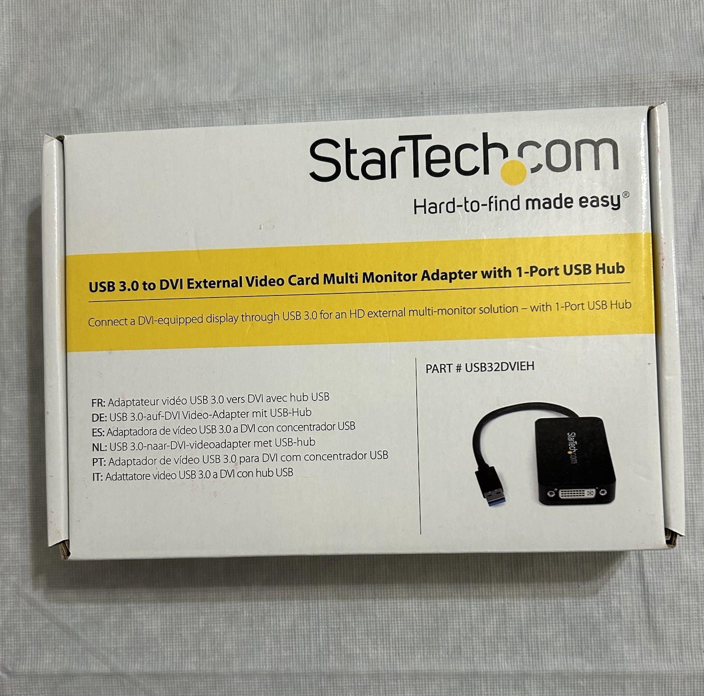 StarTechcom (USB32DVIEH) USB 3.0 to DVI External video
