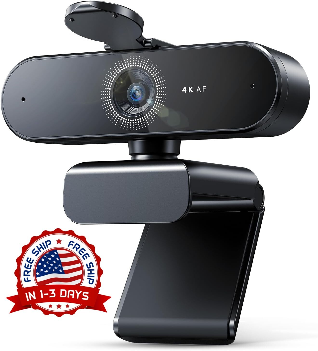 Cámara Web 4K HD, Enfoque Automático PDAF, Corrección Automática De Luz NUEVO US