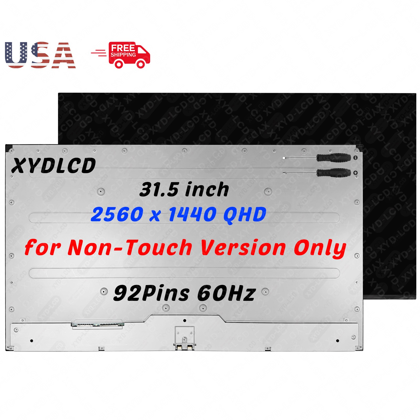 for HP Pavilion 32-B0010 32-B0010KR AIO LCD Non-Touch Screen Replacement QHD A+
