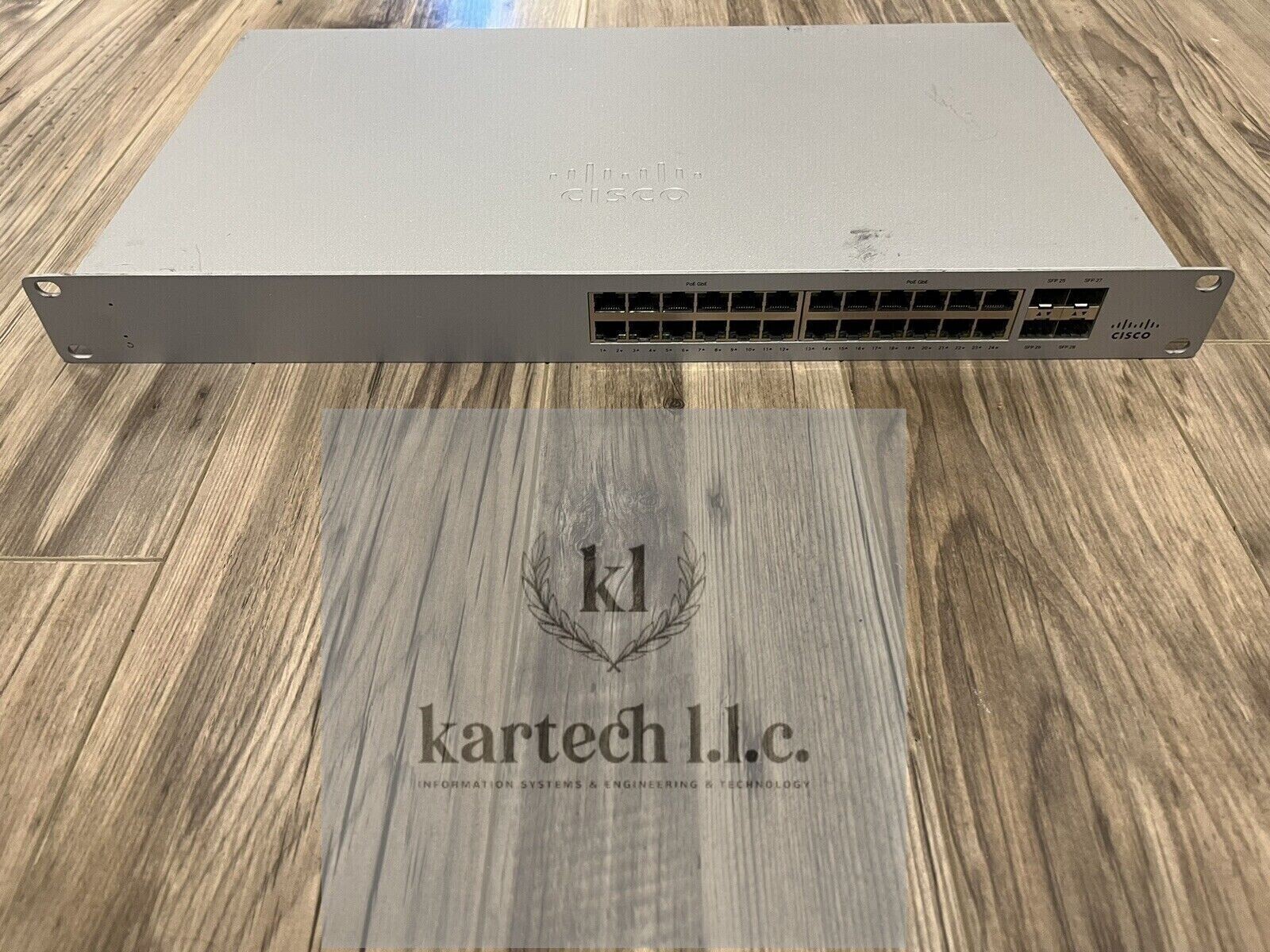 Cisco Meraki-MS120-24P-HW **UNCLAIMED** Cloud Managed Switch- 24-Port POE