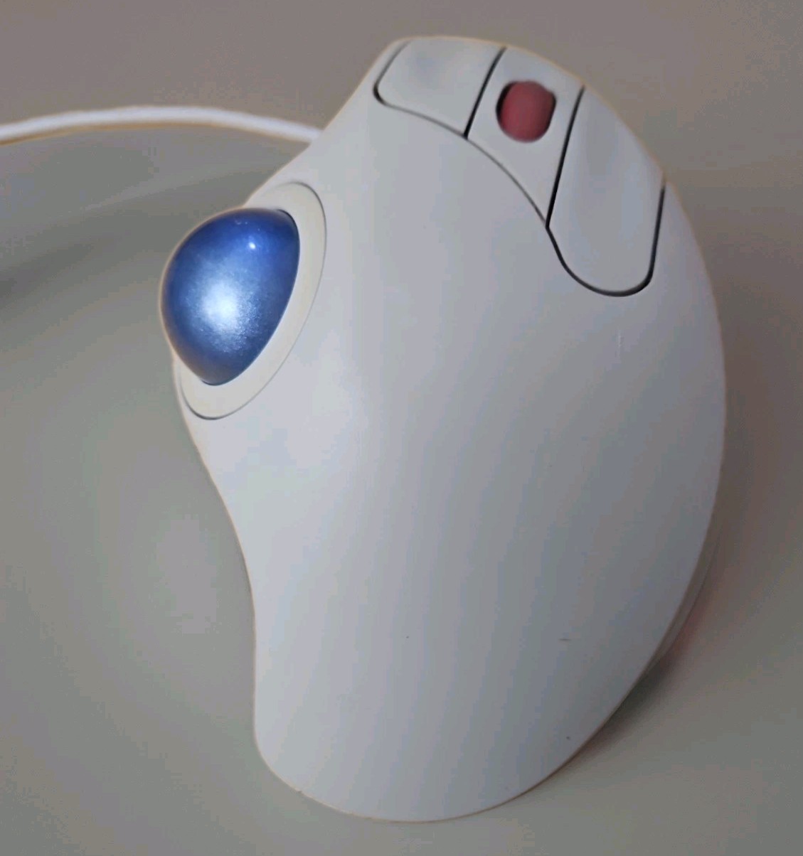 Logitech Trackman Marble Wheel Trackball Mouse T-BB13 Tested BLUE