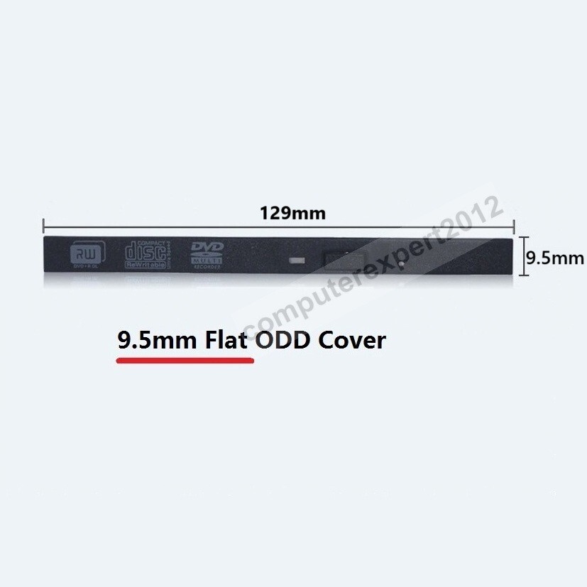 5pcs 9.5mm DVD-ROM RW Optical Drive Flat Bezel Faceplate Cover for Laptop DVD