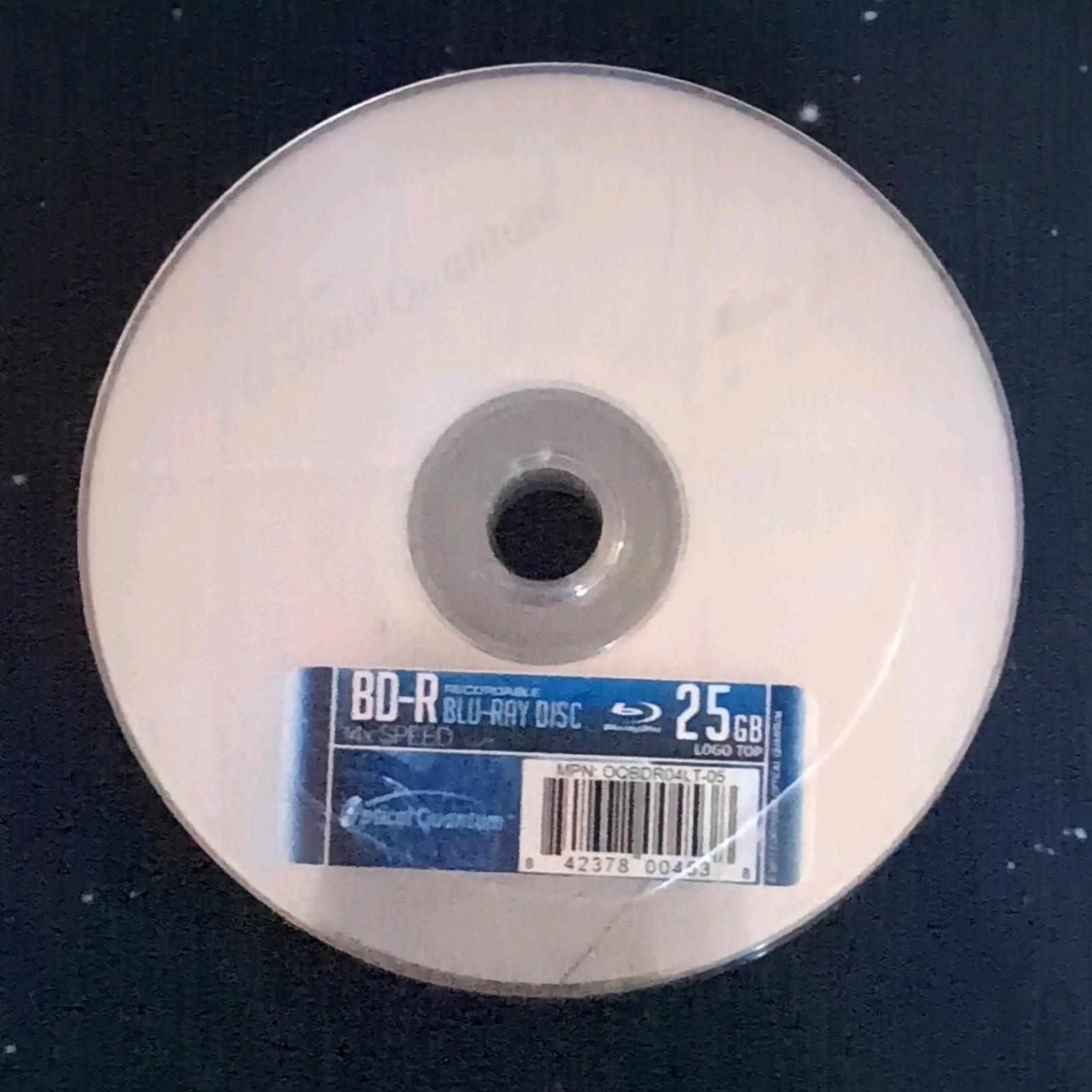Optical Quantum  BD-R  25 GB 4X Speed  Disc's 5 Total Disks New Sealed Shrink