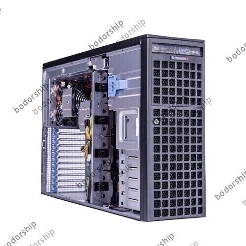 Supermicro SYS-740GP-TNRT 5 GPU Server 8X3.5" 2x 2200W PSU Support LGA4189 CPU