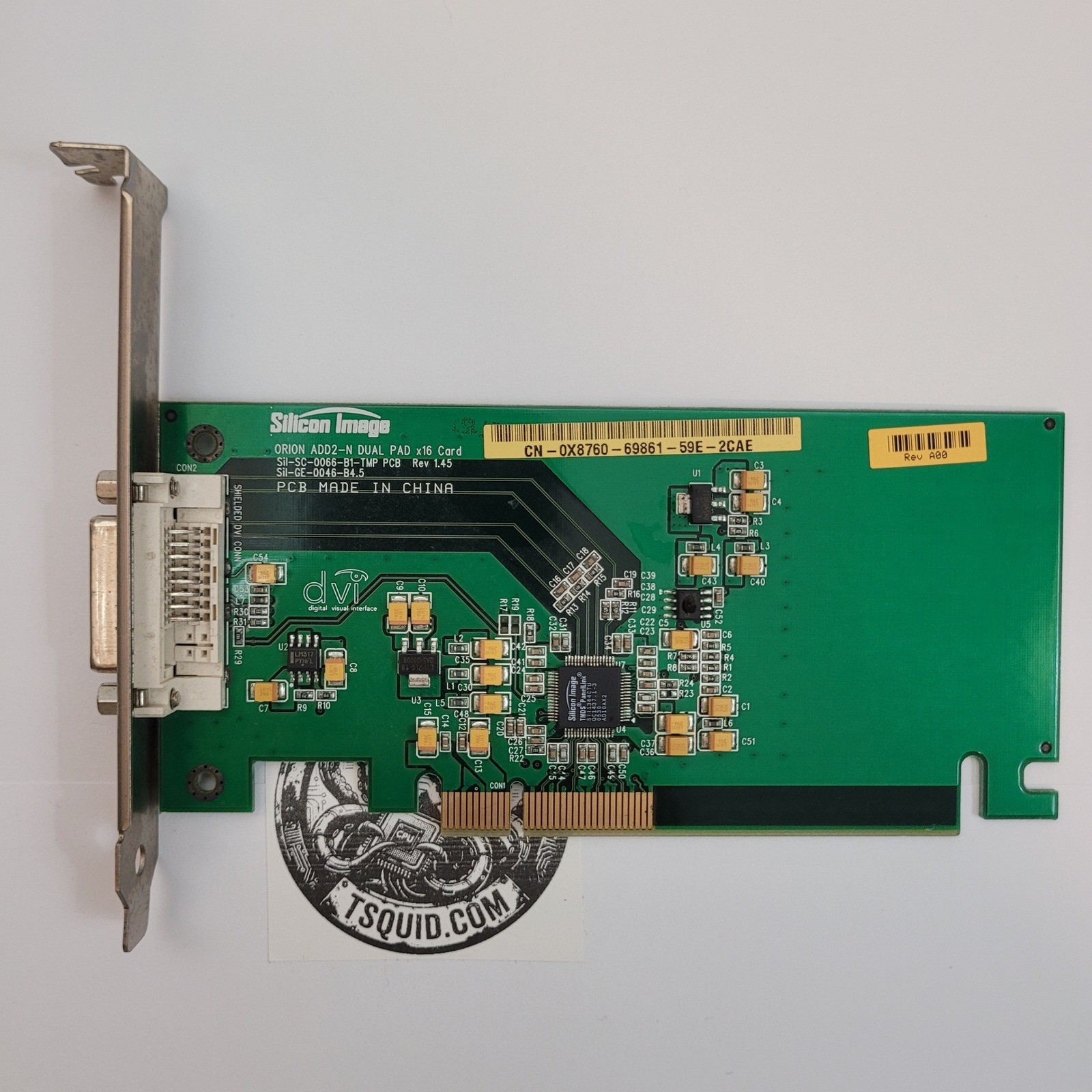 Silicon Image Orion ADD2-N DVI Adapter Card PCI Express x16 0X8760 X8760