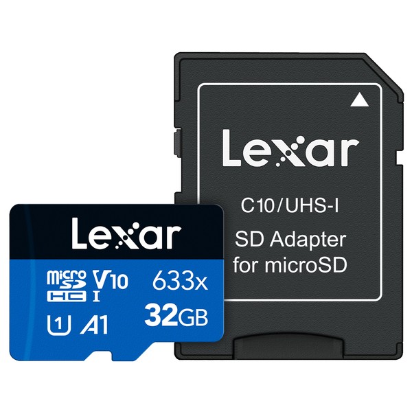 Lexar Lsdmi32Gbbnl633A High-Performance Blue Series 633X Microsdhc/Microsdxc Uh