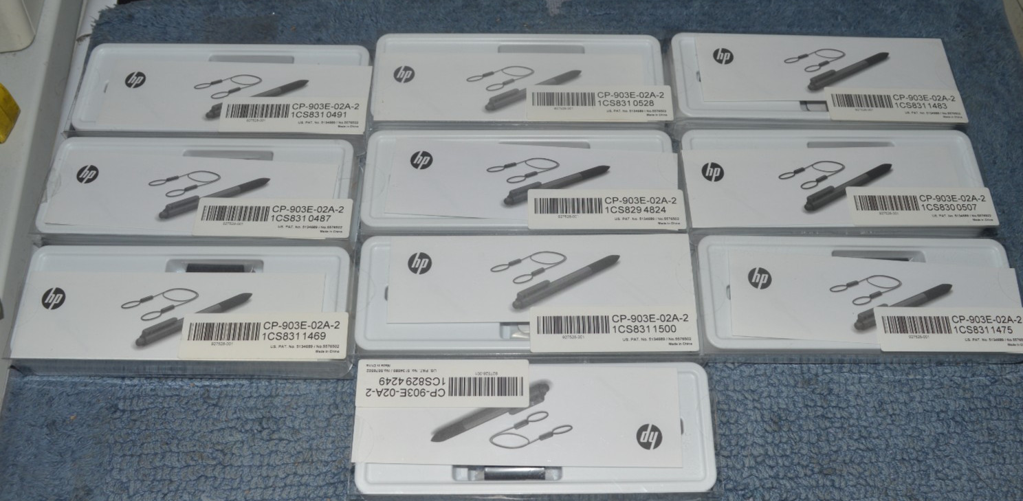 Lot of 10 HP Chromebook Stylus Pen CP-903E-02A-2 927528-001